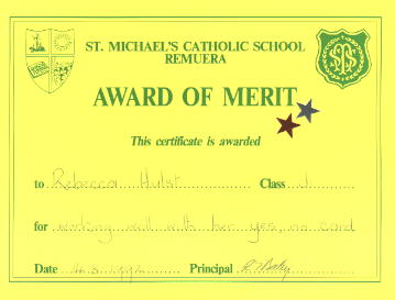 Merit award