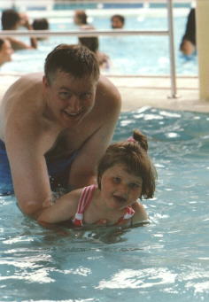 Swimming with Dad